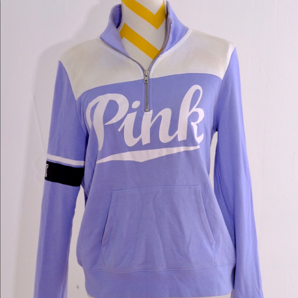 light purple half zip